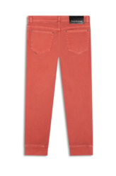 Calca Jogging Color Preppy Punho Goiaba