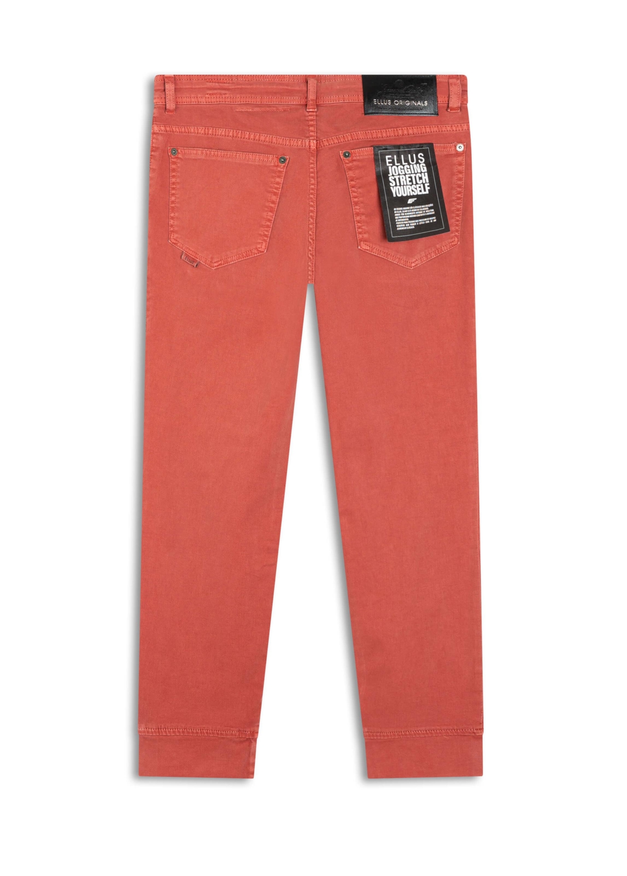 Calca Jogging Color Preppy Punho Goiaba
