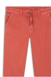 Calca Jogging Color Preppy Punho Goiaba