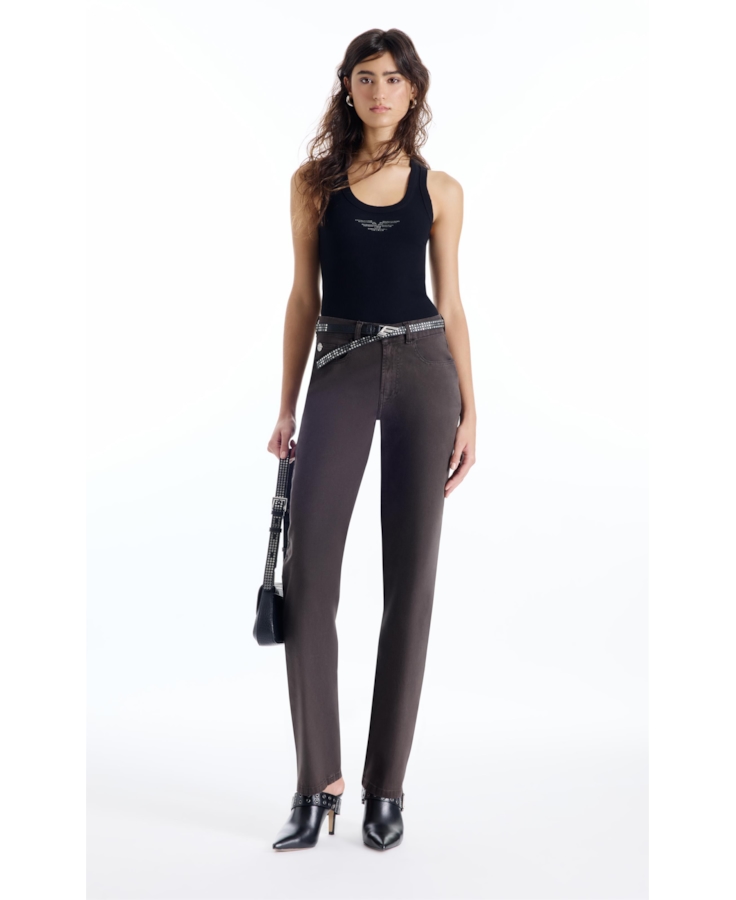 Calça Jogging Color Reta Plumbo