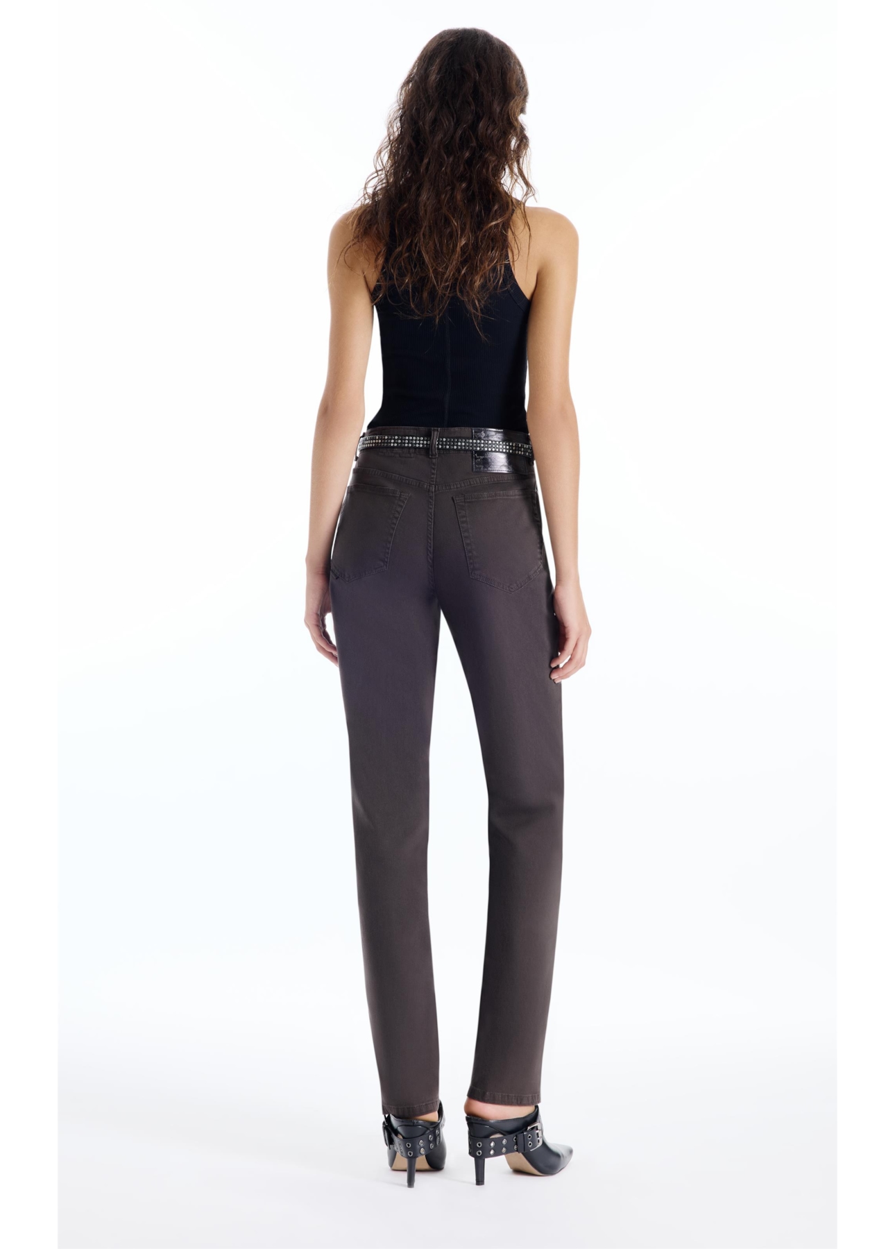 Calça Jogging Color Reta Plumbo