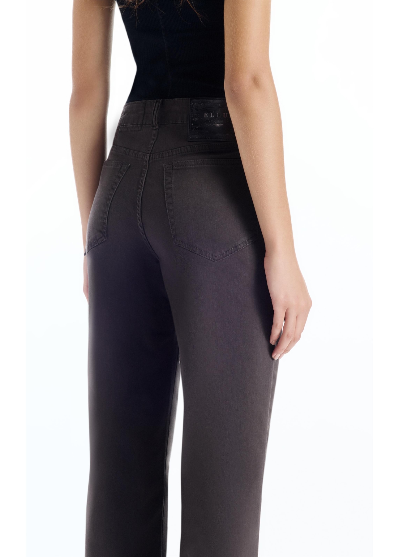 Calça Jogging Color Reta Plumbo