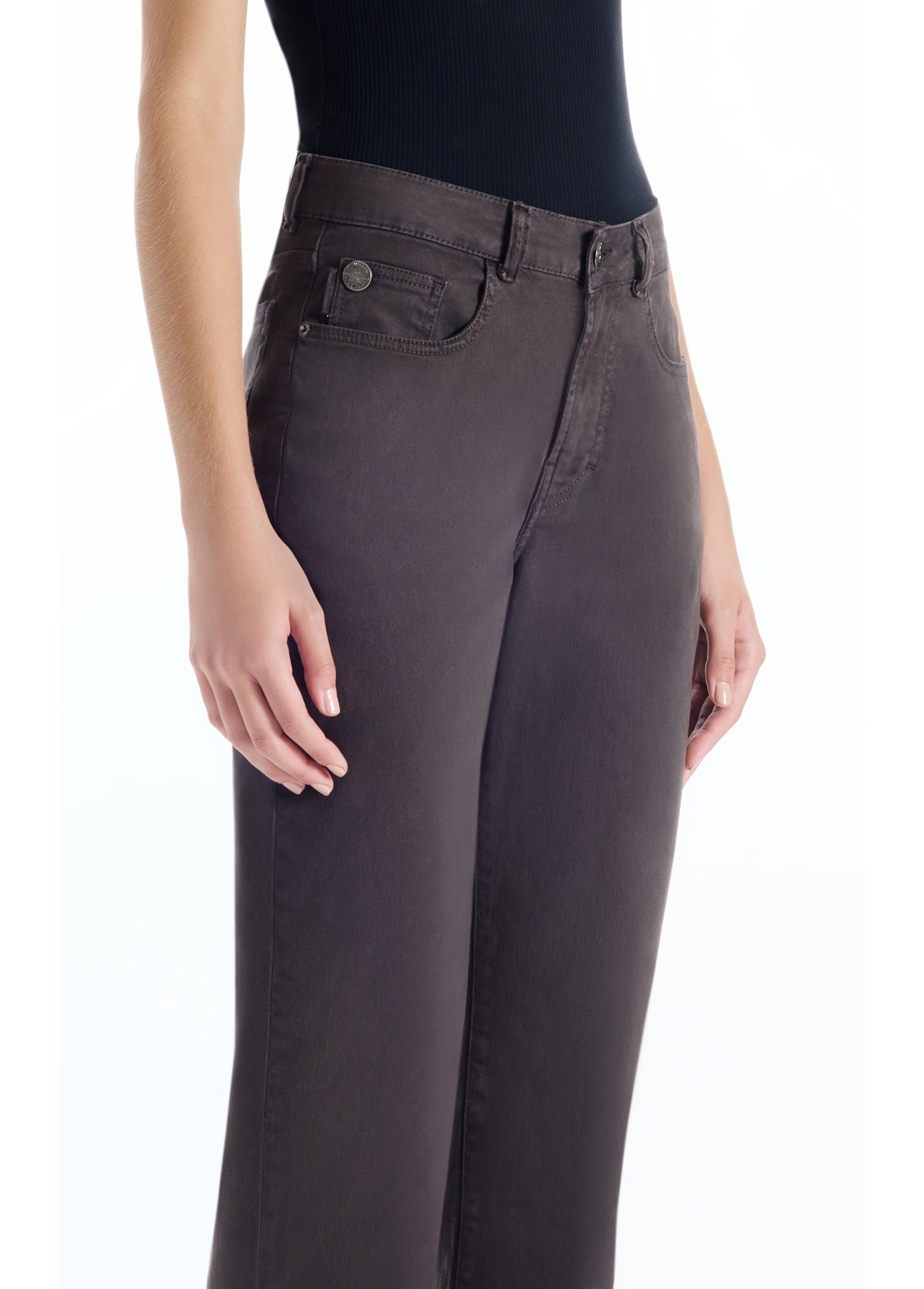 Calça Jogging Color Reta Plumbo
