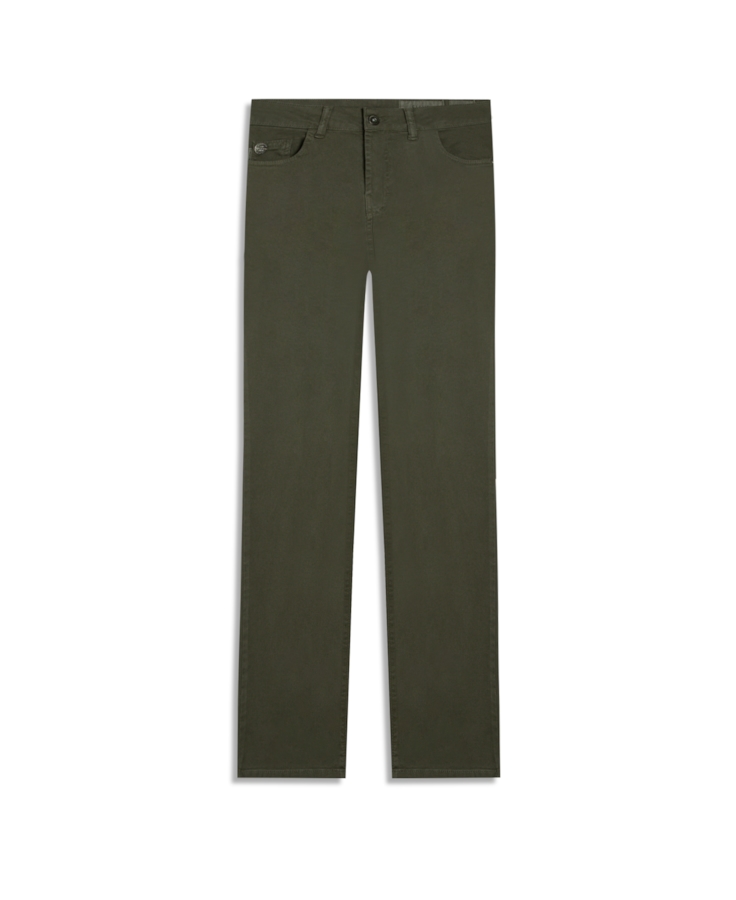 Calça Jogging Color Reta Verde Escuro