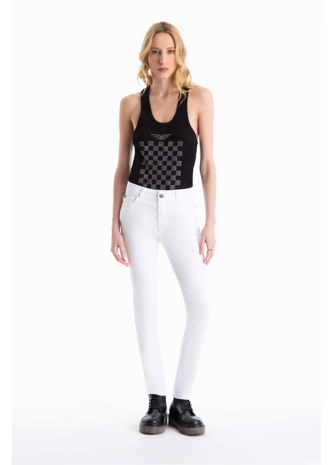 Calça Jogging Color Skinny Branco