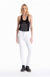 Calça Jogging Color Skinny Branco