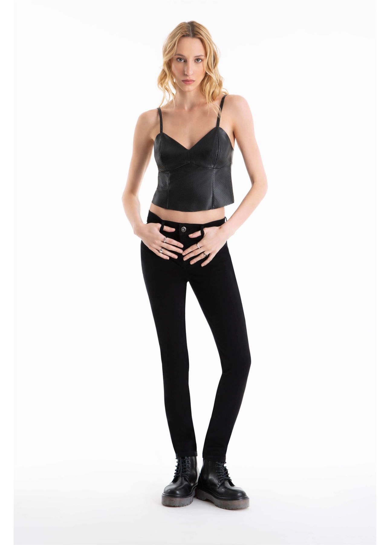 Calça Jogging Color Skinny Preto