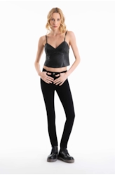 Calça Jogging Color Skinny Preto