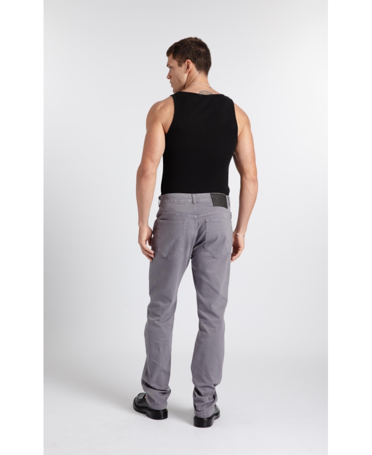 Calça Jogging Color Slim Cinza Claro
