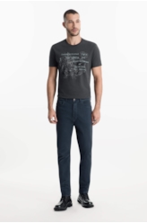 Calça Jogging Color Slim Dark Navy