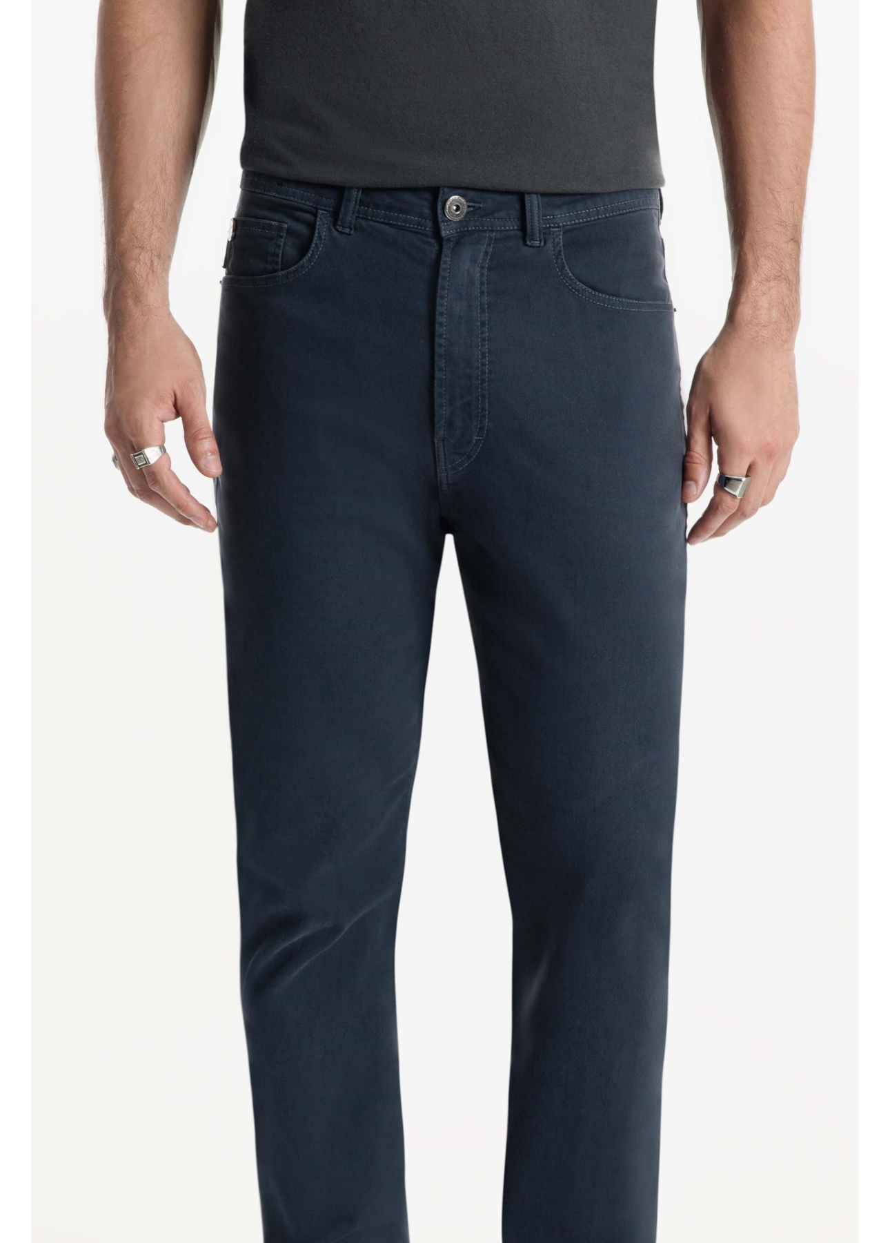 Calça Jogging Color Slim Dark Navy