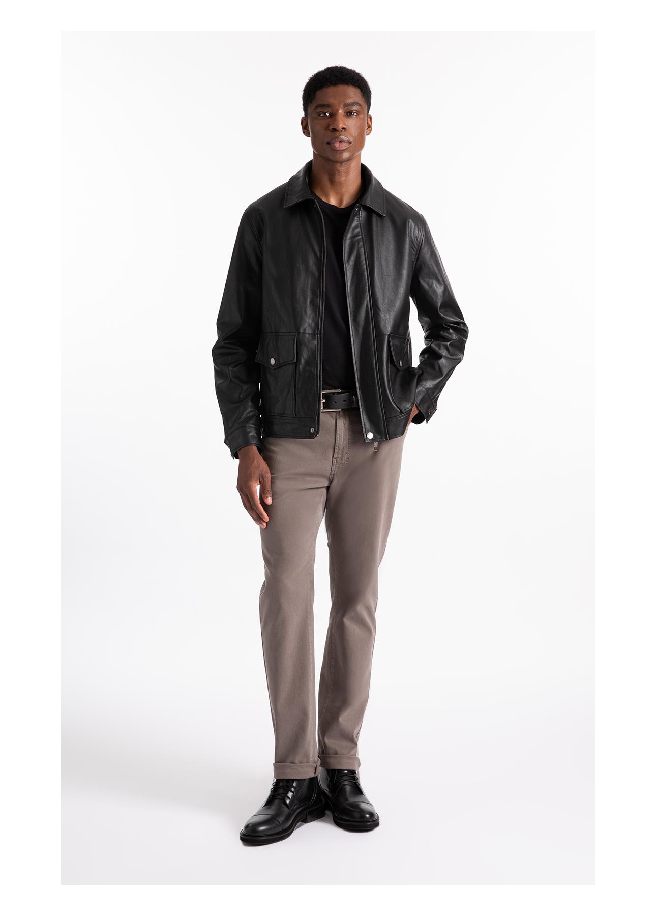 Calça Jogging Color Slim Marrom