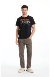 Calça Jogging Color Slim Marrom