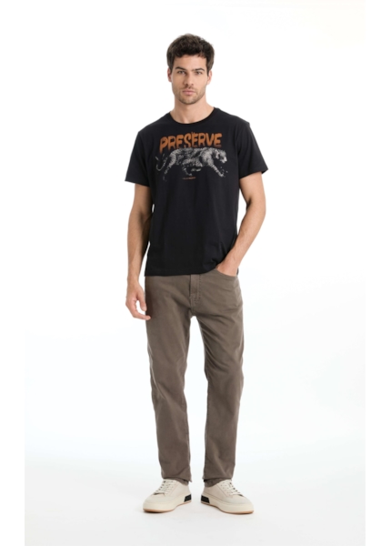 Calça Jogging Color Slim Marrom