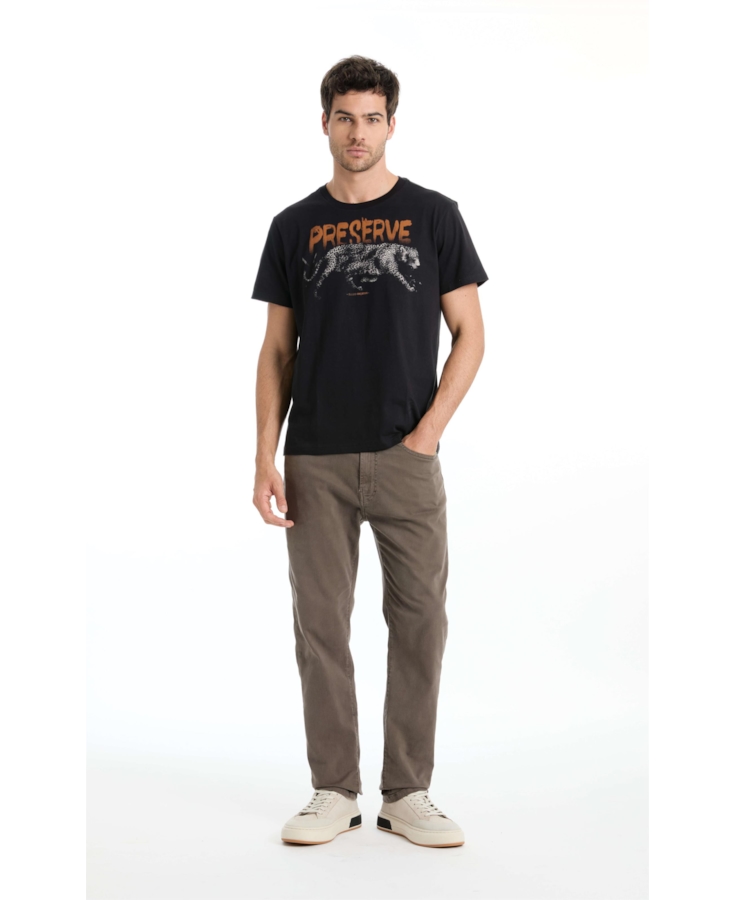 Calça Jogging Color Slim Marrom