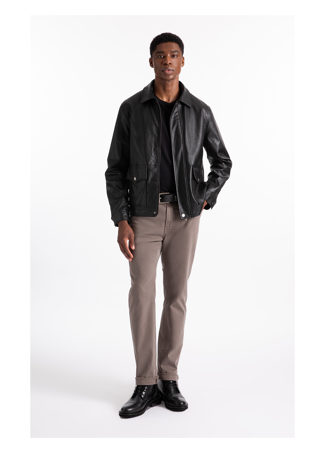 Calça Jogging Color Slim Marrom