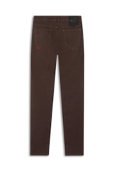 Calça Jogging Color Slim Marrom Escuro