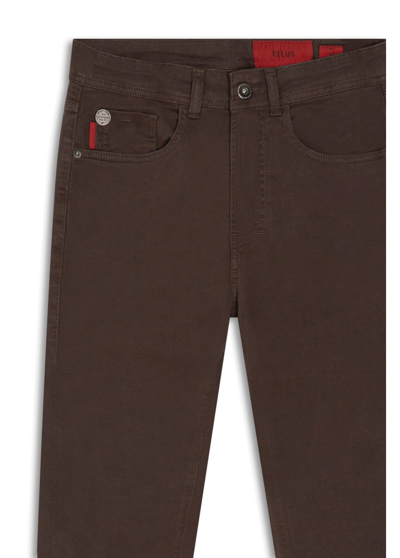 Calça Jogging Color Slim Marrom Escuro