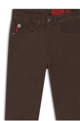 Calça Jogging Color Slim Marrom Escuro