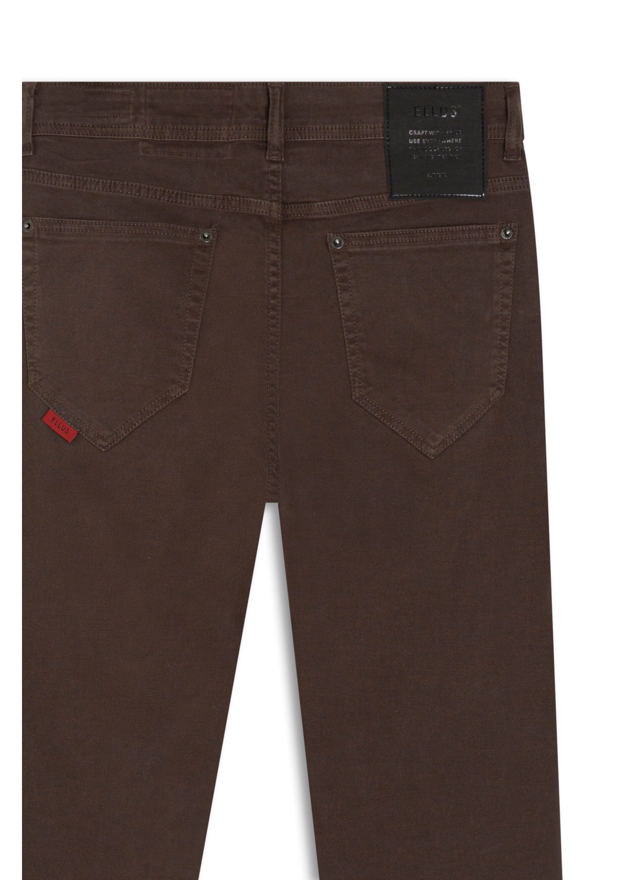 Calça Jogging Color Slim Marrom Escuro