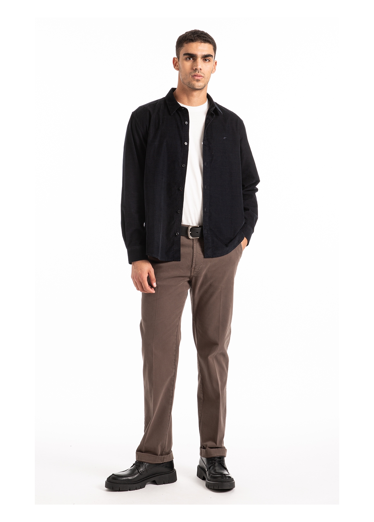 Calça Jogging Color Straight Tabaco