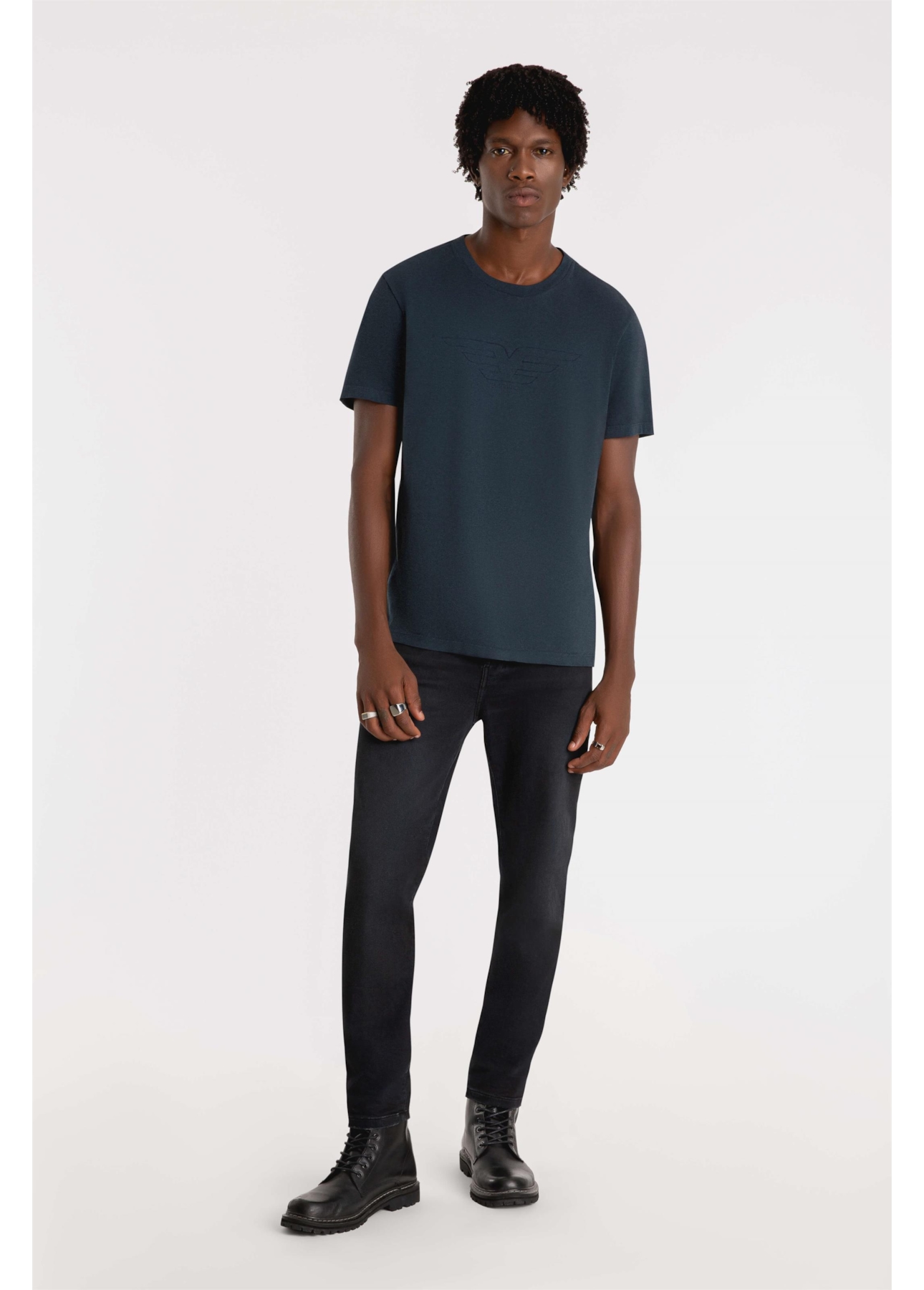 Calça Jogging Indigo 1658-Lav.Escuro C/ Jato