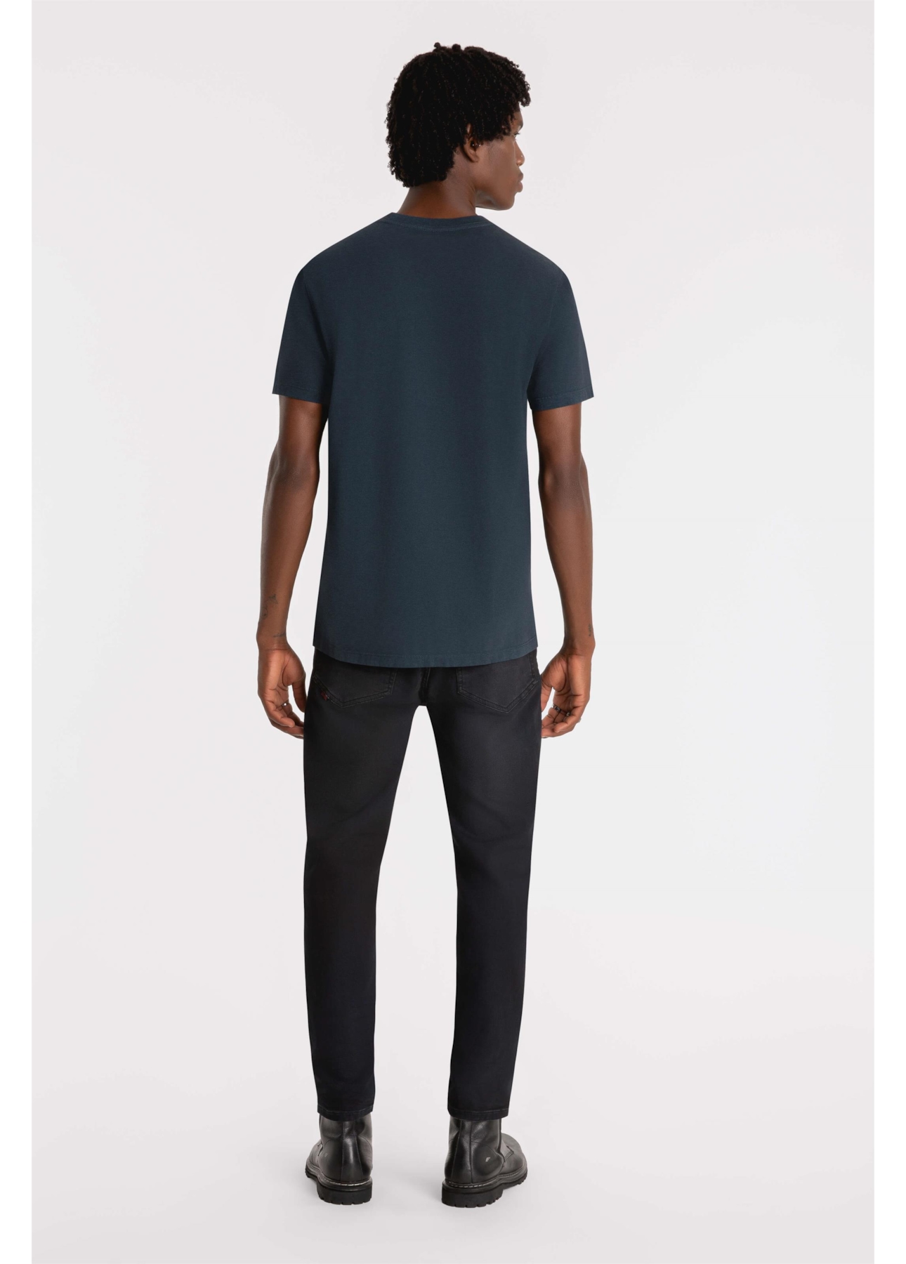 Calça Jogging Indigo 1658-Lav.Escuro C/ Jato