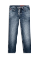Calça Jogging Indigo 1866-Lav.Medio C/ Sky