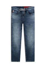 Calca Jogging Indigo Preppy 1866-Lav.Medio C/ Sky