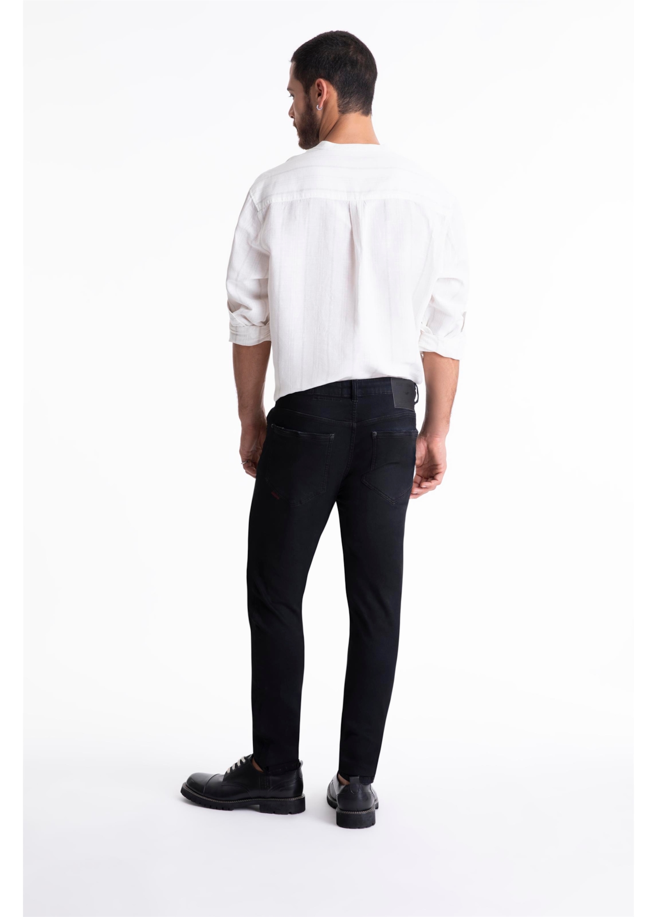 Calça Jogging Indigo Skinny 1658-Lav.Escuro C/ Jato