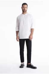 Calça Jogging Indigo Skinny 1658-Lav.Escuro C/ Jato