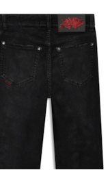 Calca Jogging Indigo Skinny E-Asa 1658-Lav.Escuro C/ Jato
