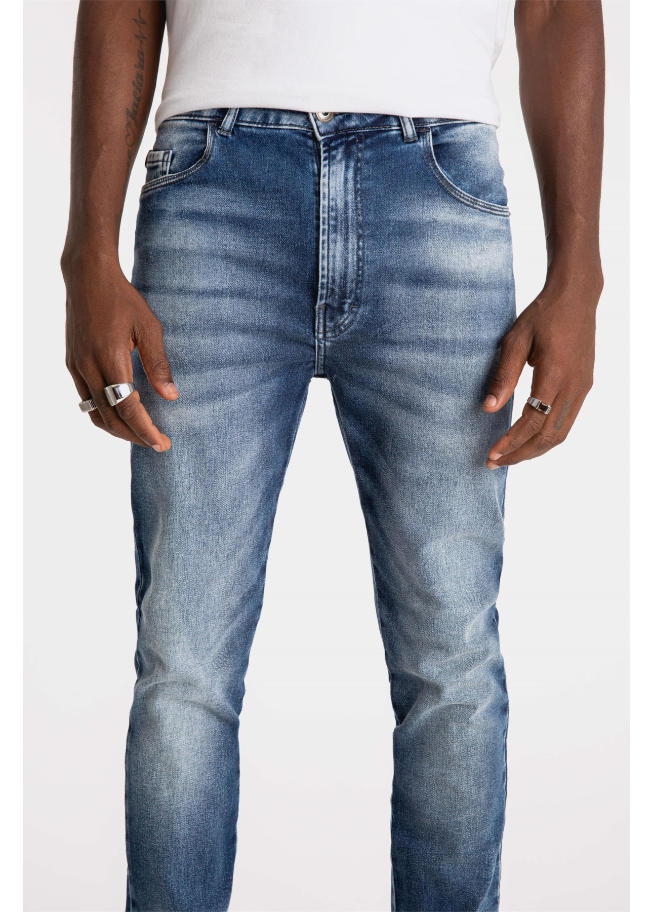 Calça Jogging Intense Blue 1720-Lav.Medio C/Sky