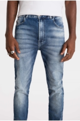 Calça Jogging Intense Blue 1720-Lav.Medio C/Sky