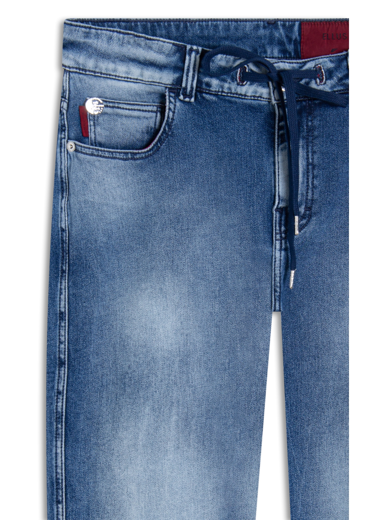 Calça Jogging Intense Blue (Preppy) 5 Pockets Claro C/ Tie Dye
