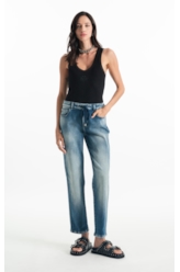 Calça Jogging Intense Blue (Preppy) 5 Pockets Claro C/ Tie Dye