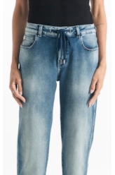 Calça Jogging Intense Blue (Preppy) 5 Pockets Claro C/ Tie Dye