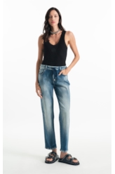 Calça Jogging Intense Blue (Preppy) 5 Pockets Claro C/ Tie Dye