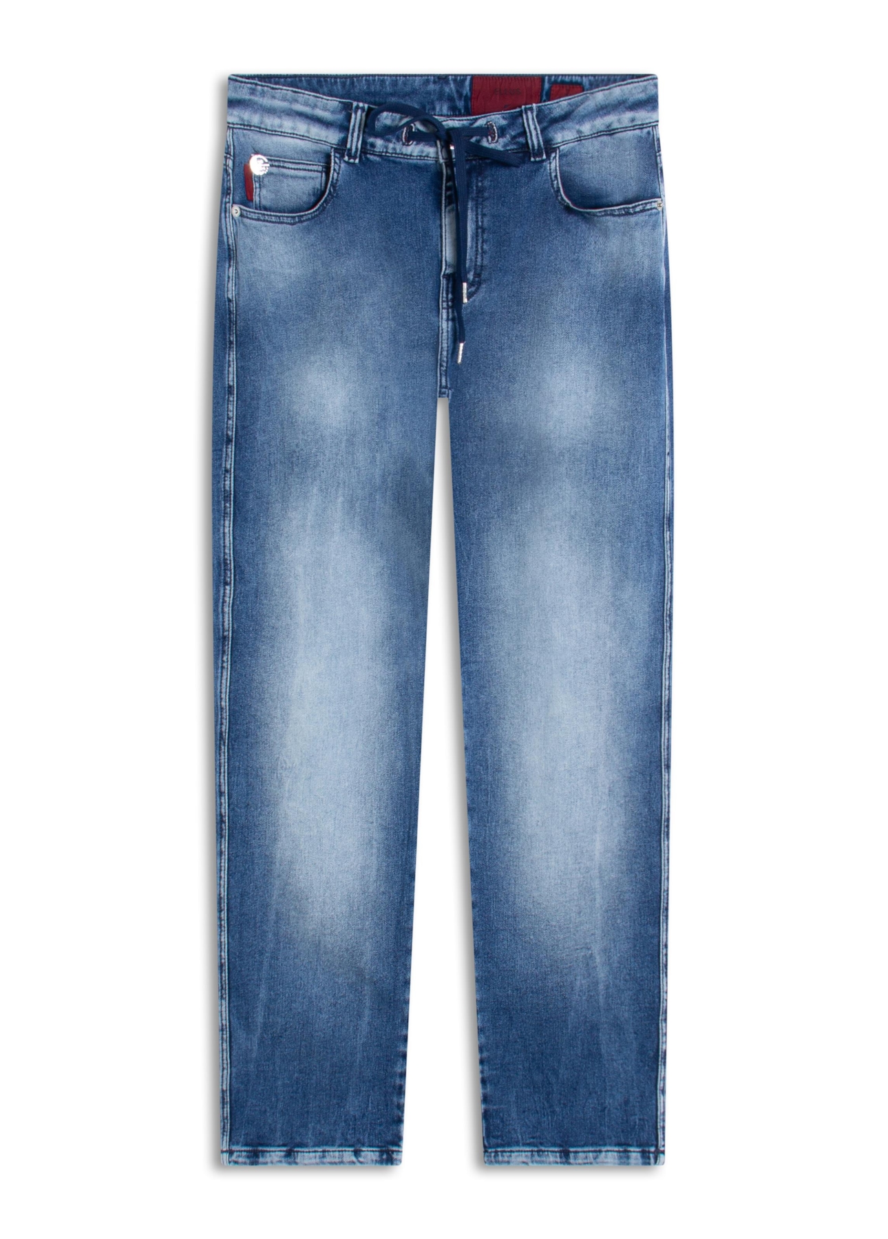 Calça Jogging Intense Blue (Preppy) 5 Pockets Claro C/ Tie Dye