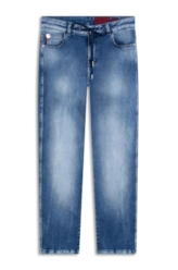 Calça Jogging Intense Blue (Preppy) 5 Pockets Claro C/ Tie Dye