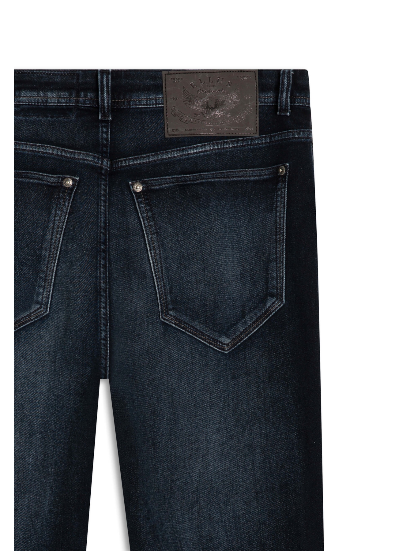 Calça Jogging Intense Blue Slim Escuro C/ Tie Dye