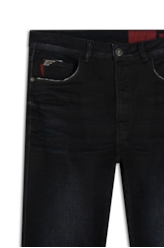 Calça Jogging Intense Blue Slim Escuro Com 3d