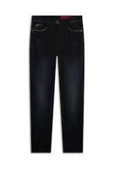 Calça Jogging Intense Blue Slim Escuro Com 3d