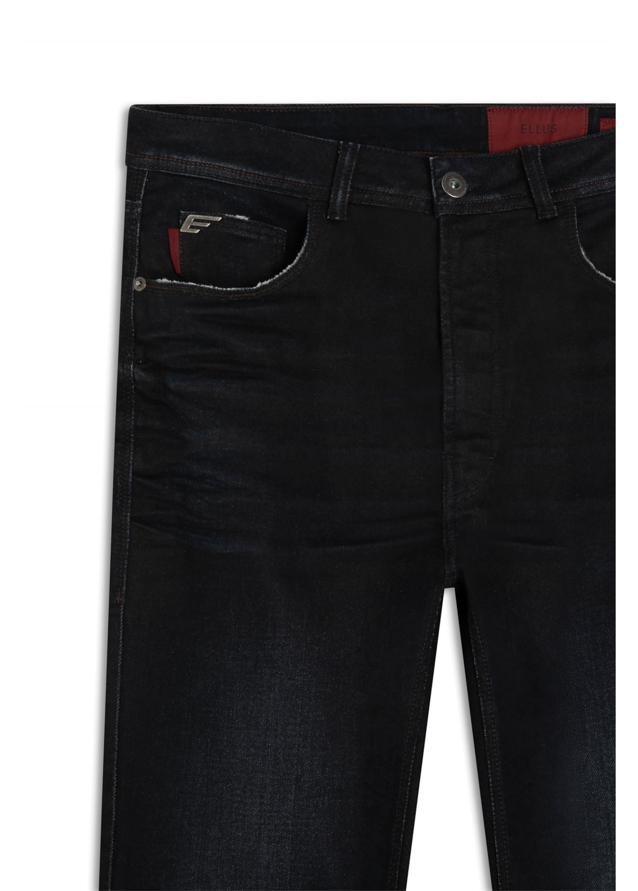 Calça Jogging Intense Blue Slim Escuro Com 3d