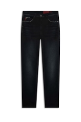 Calça Jogging Intense Blue Slim Escuro Com 3d