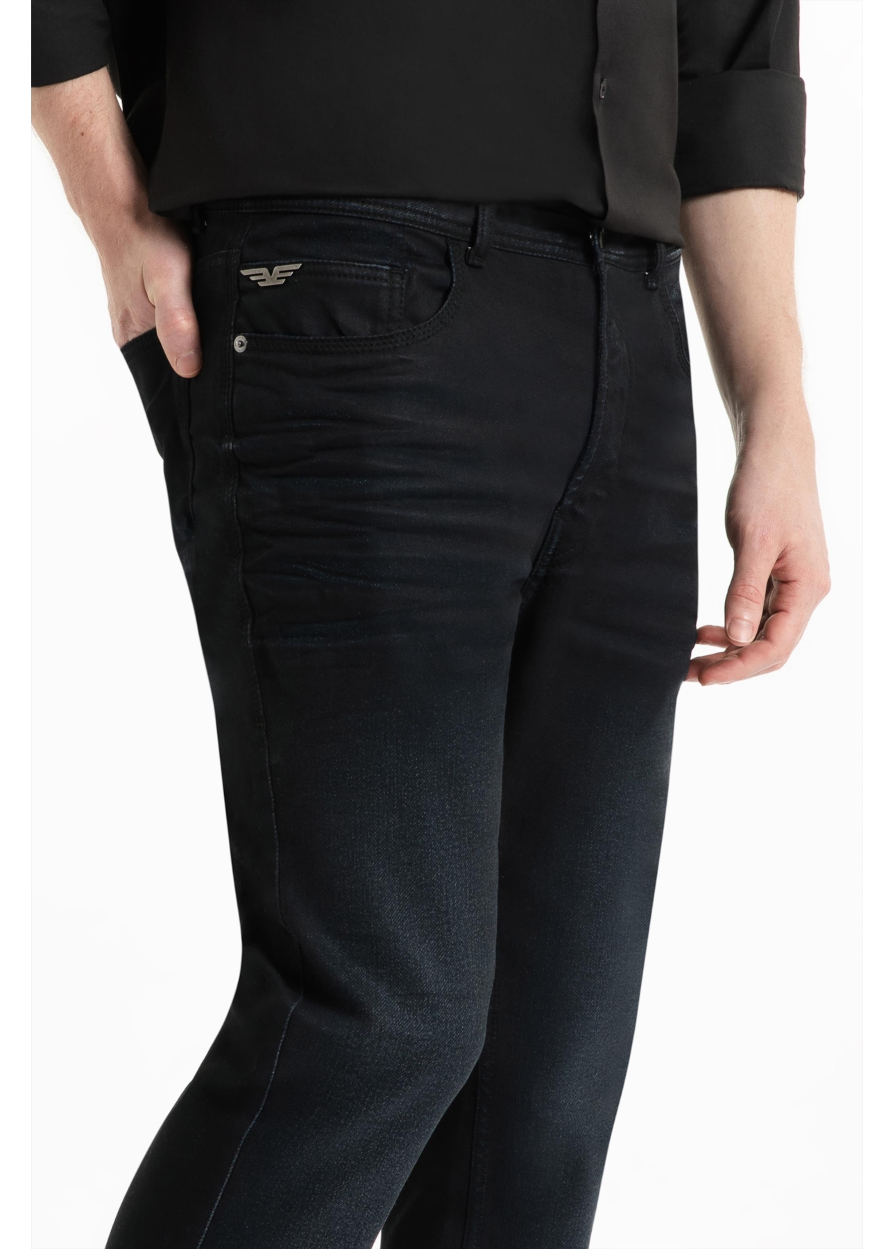 Calça Jogging Intense Blue Slim Lav.Escuro