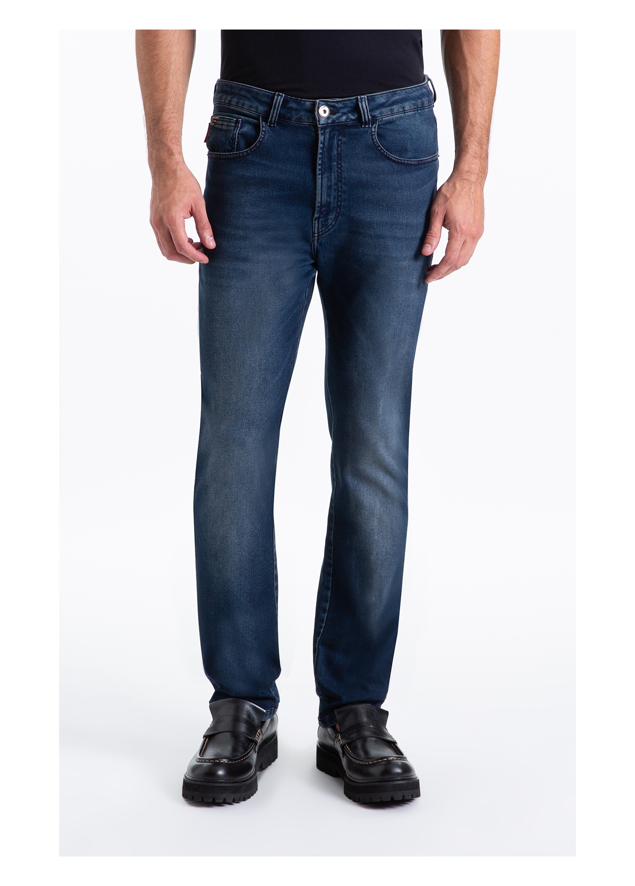 Calça Jogging Intense Blue Slim Lav.Escuro