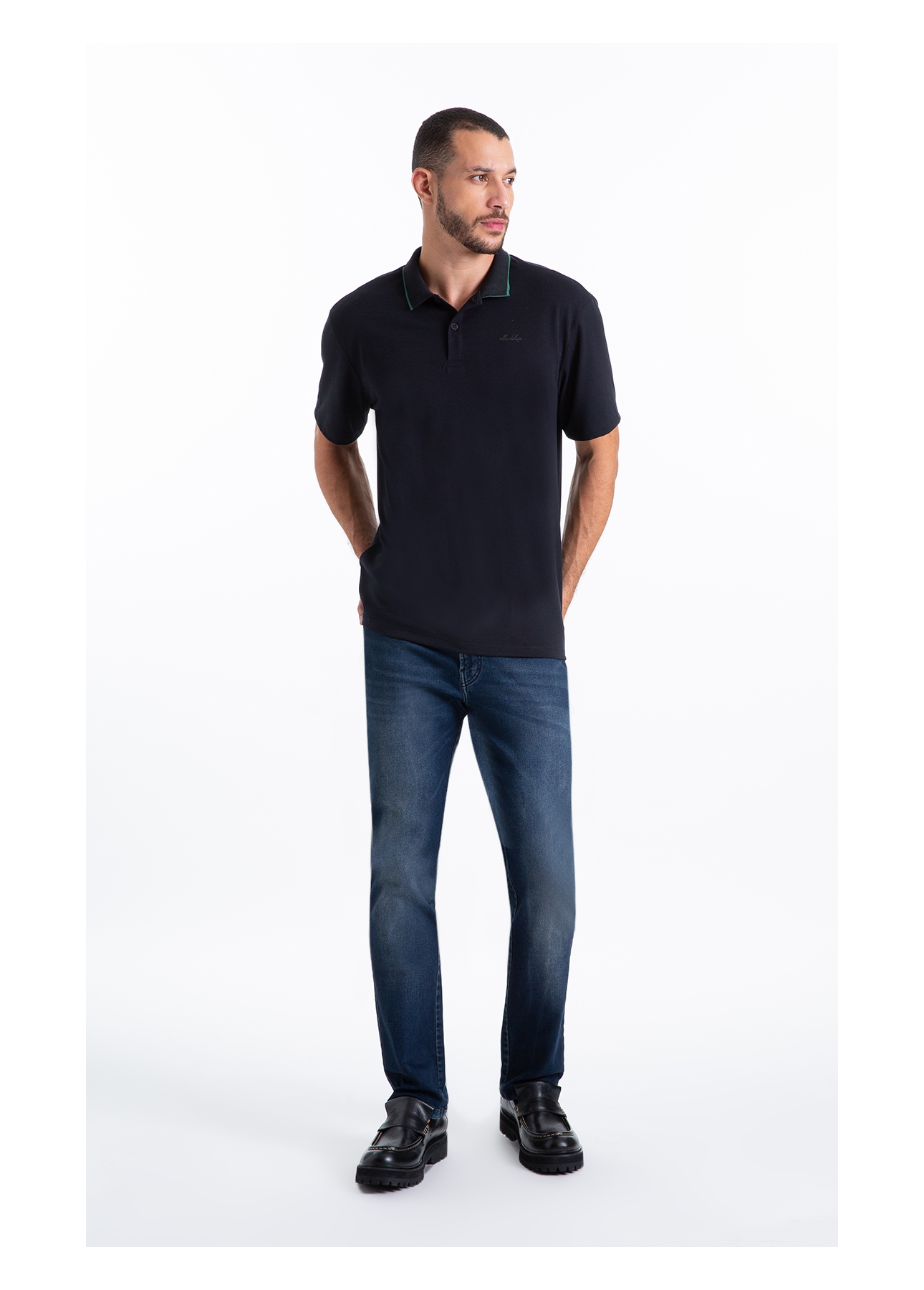 Calça Jogging Intense Blue Slim Lav.Escuro