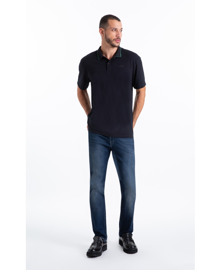 Calça Jogging Intense Blue Slim Lav.Escuro
