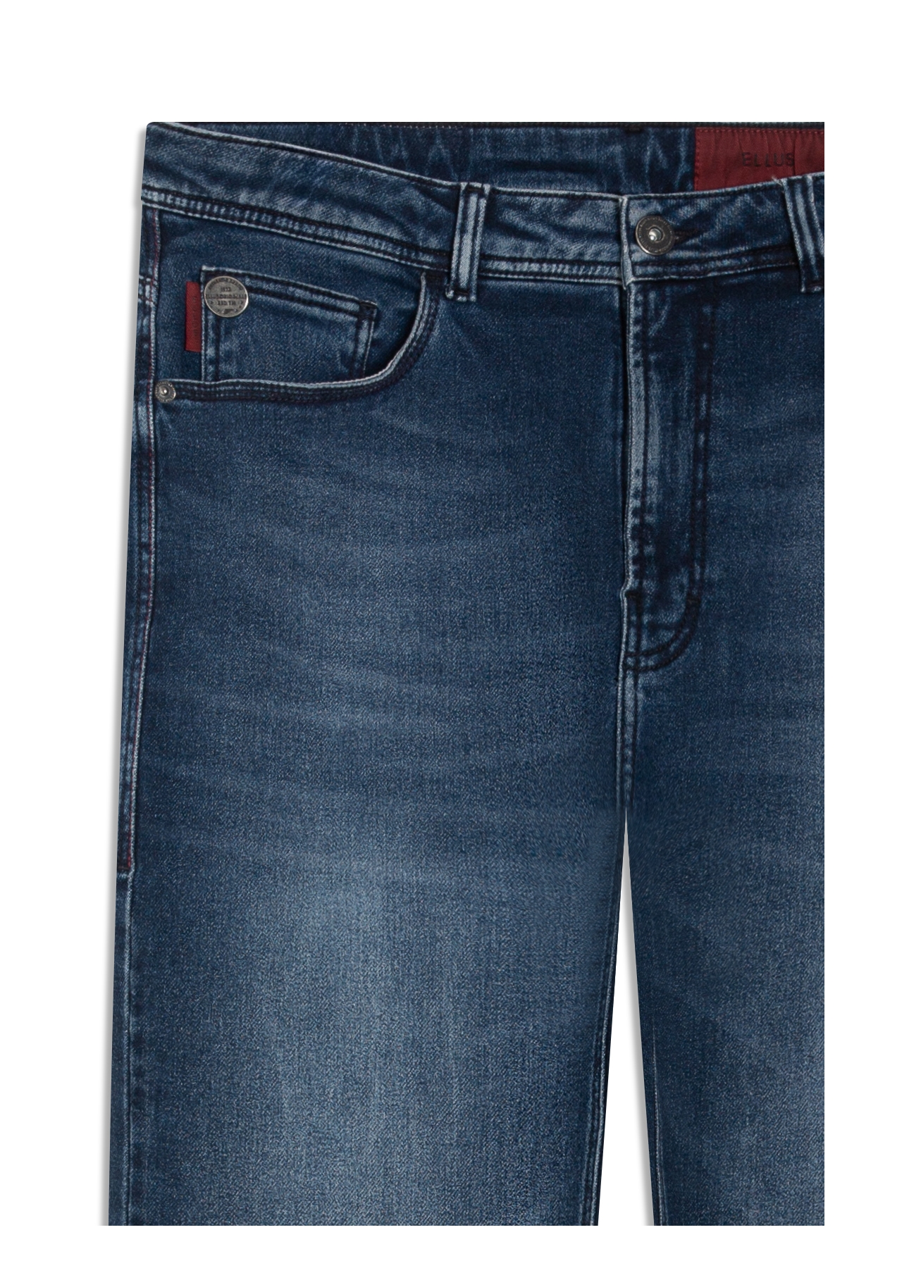 Calça Jogging Intense Blue Slim Lav.Escuro c Tie Dye